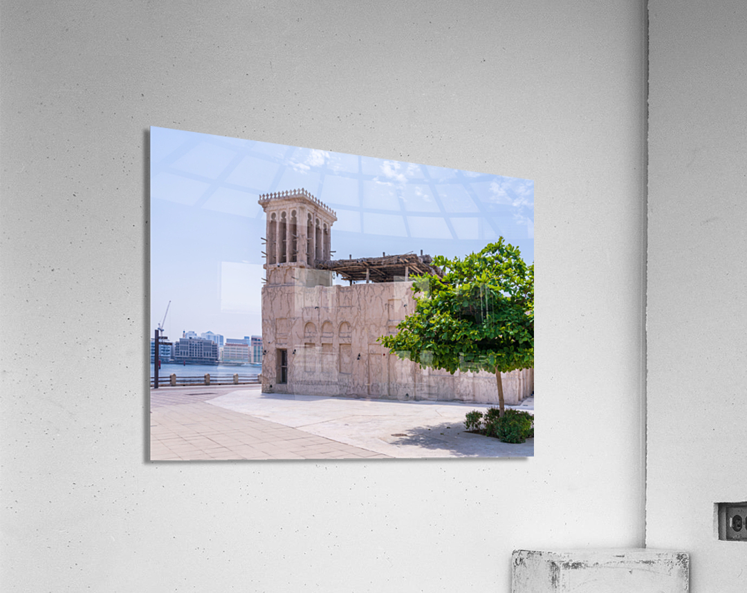 Traditional house in Al Shindagha district and museum in Dubai Acrylic Print
