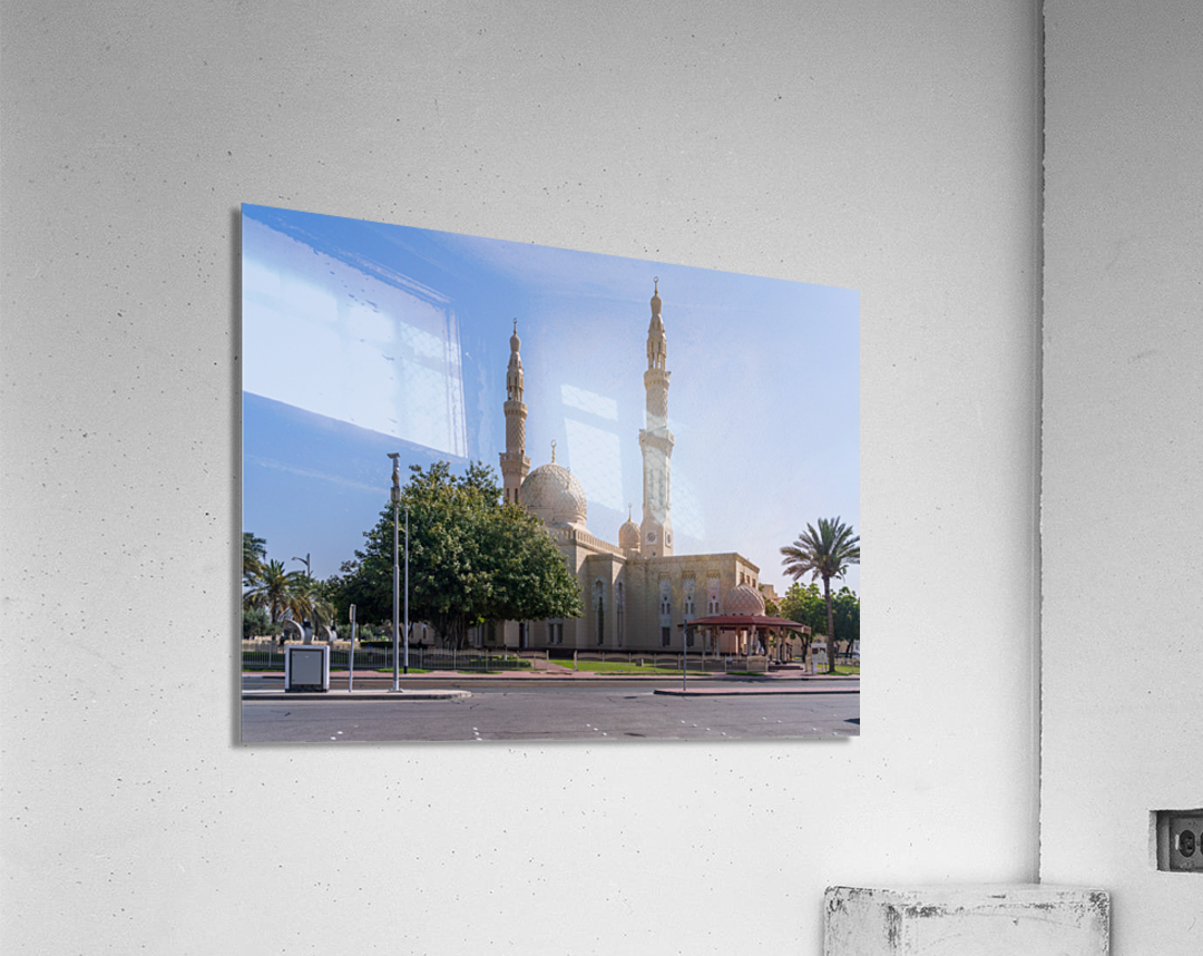 Jumeirah Mosque in Dubai which is open to visitors for education Acrylic Print