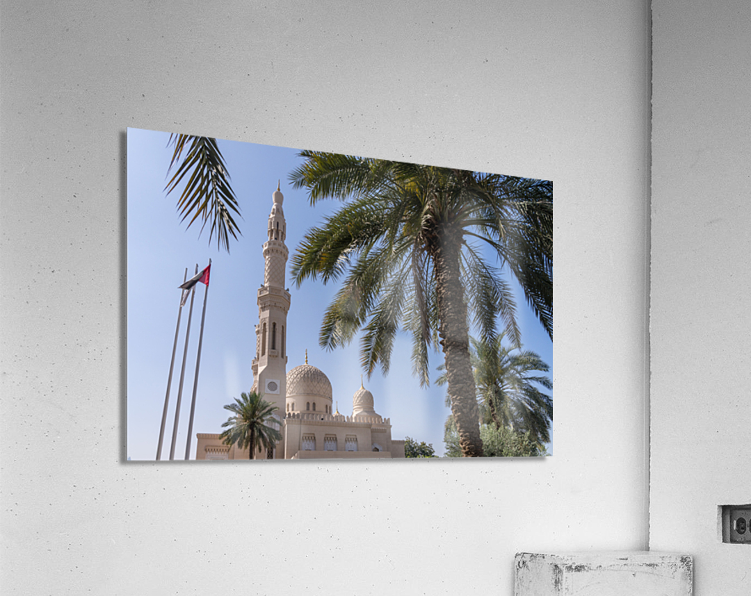 Jumeirah Mosque in Dubai which is open to visitors for education Acrylic Print