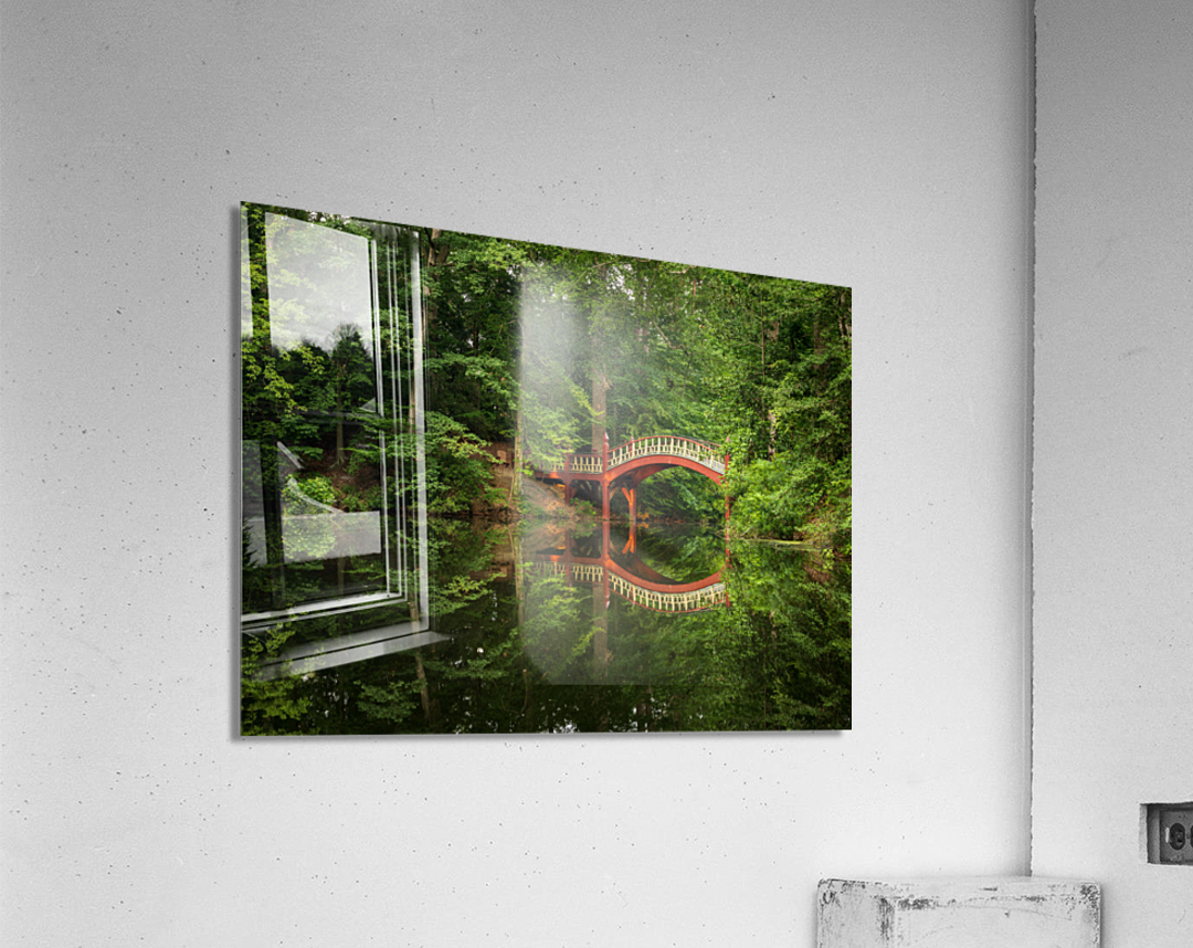 Crim Dell bridge at William and Mary college Acrylic Print