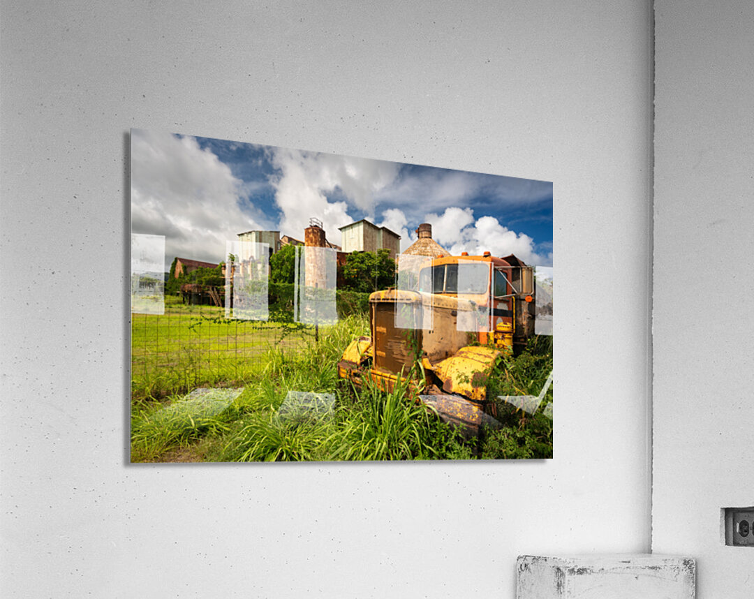 Abandoned truck by old sugar mill at Koloa Kauai Acrylic Print