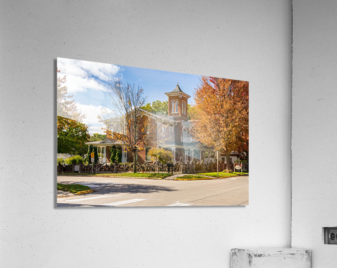 Facade of Porter House Museum on W Broadway in Decorah Iowa Acrylic Print