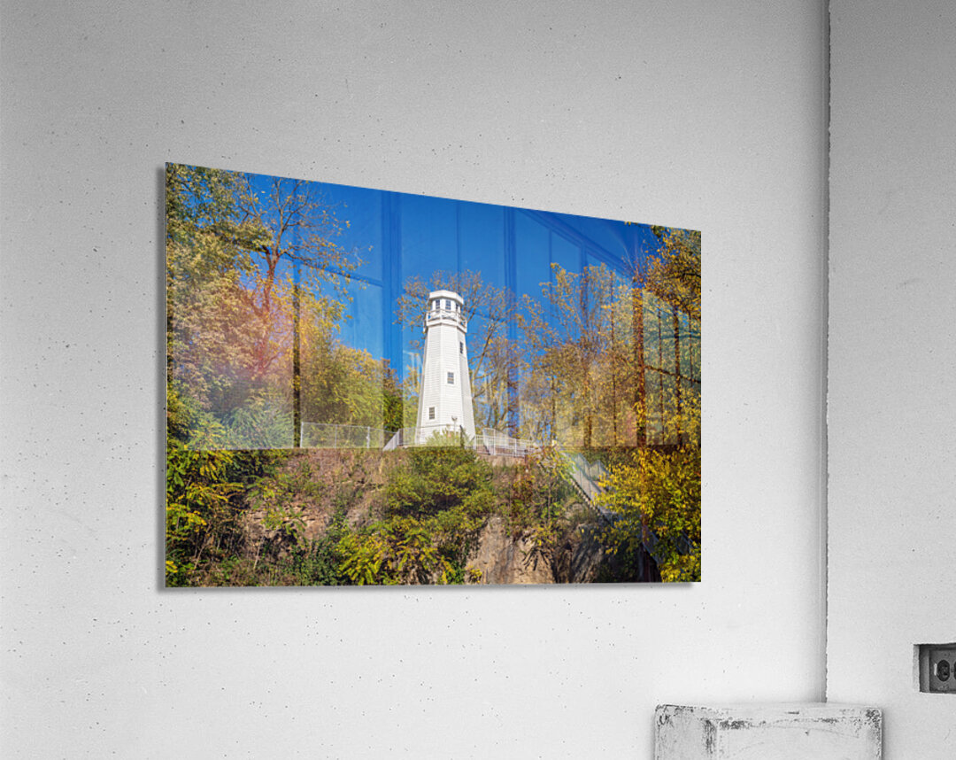 Mark Twain memorial lighthouse in Hannibal Missouri Acrylic Print