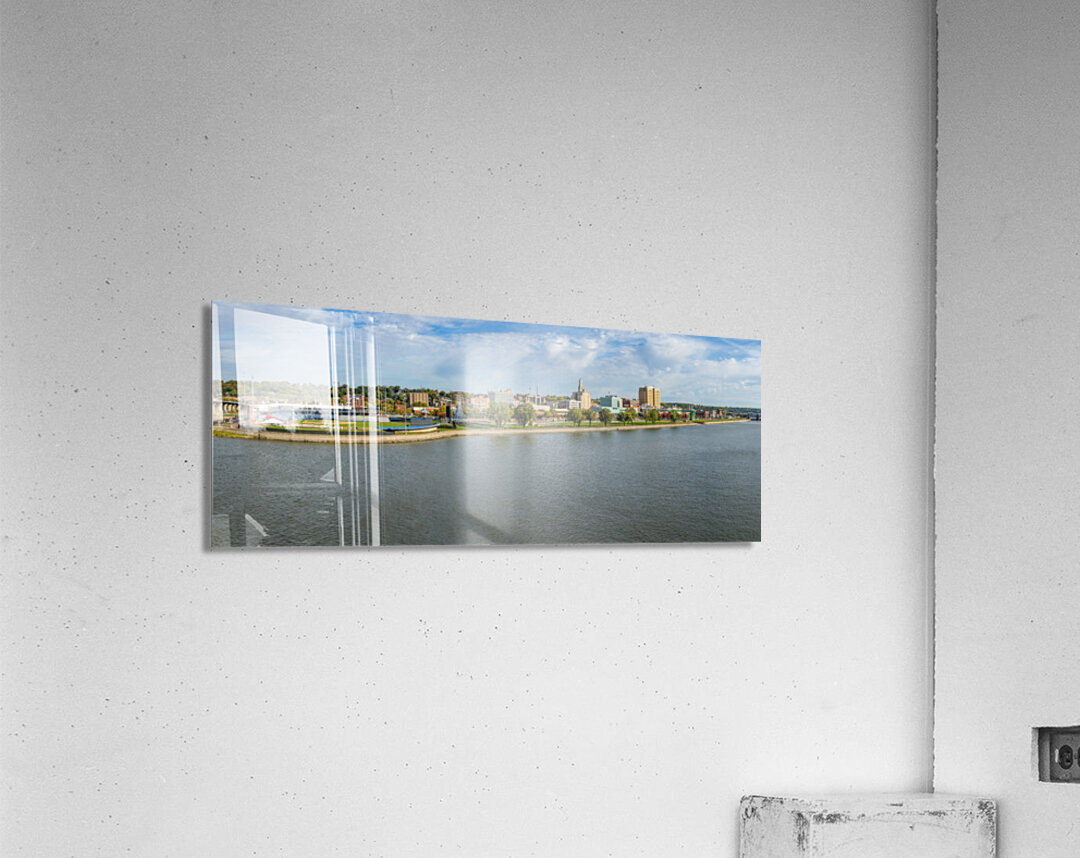 Modern Woodmen Park and downtown of Davenport IA Acrylic Print