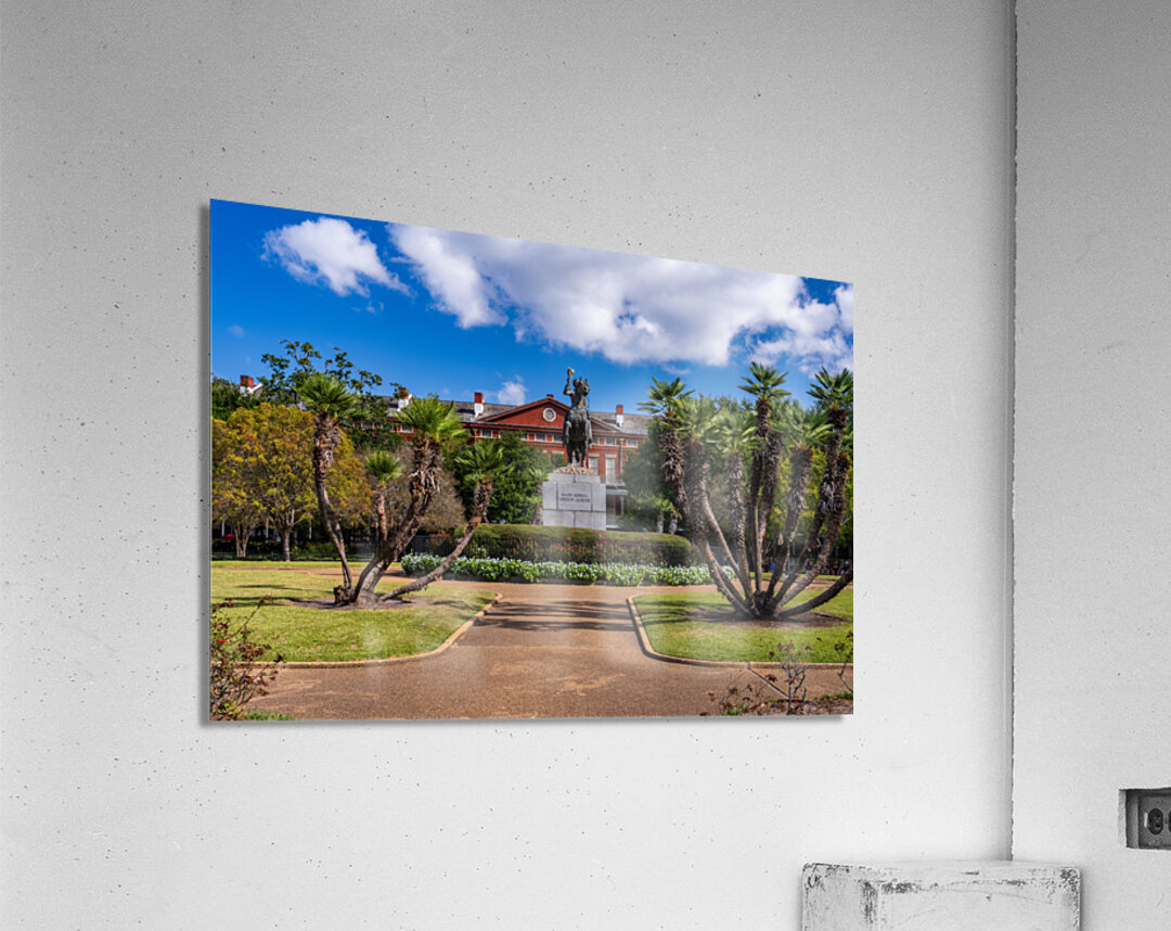 Statue of Major General Andrew Jackson in New Orleans park Acrylic Print
