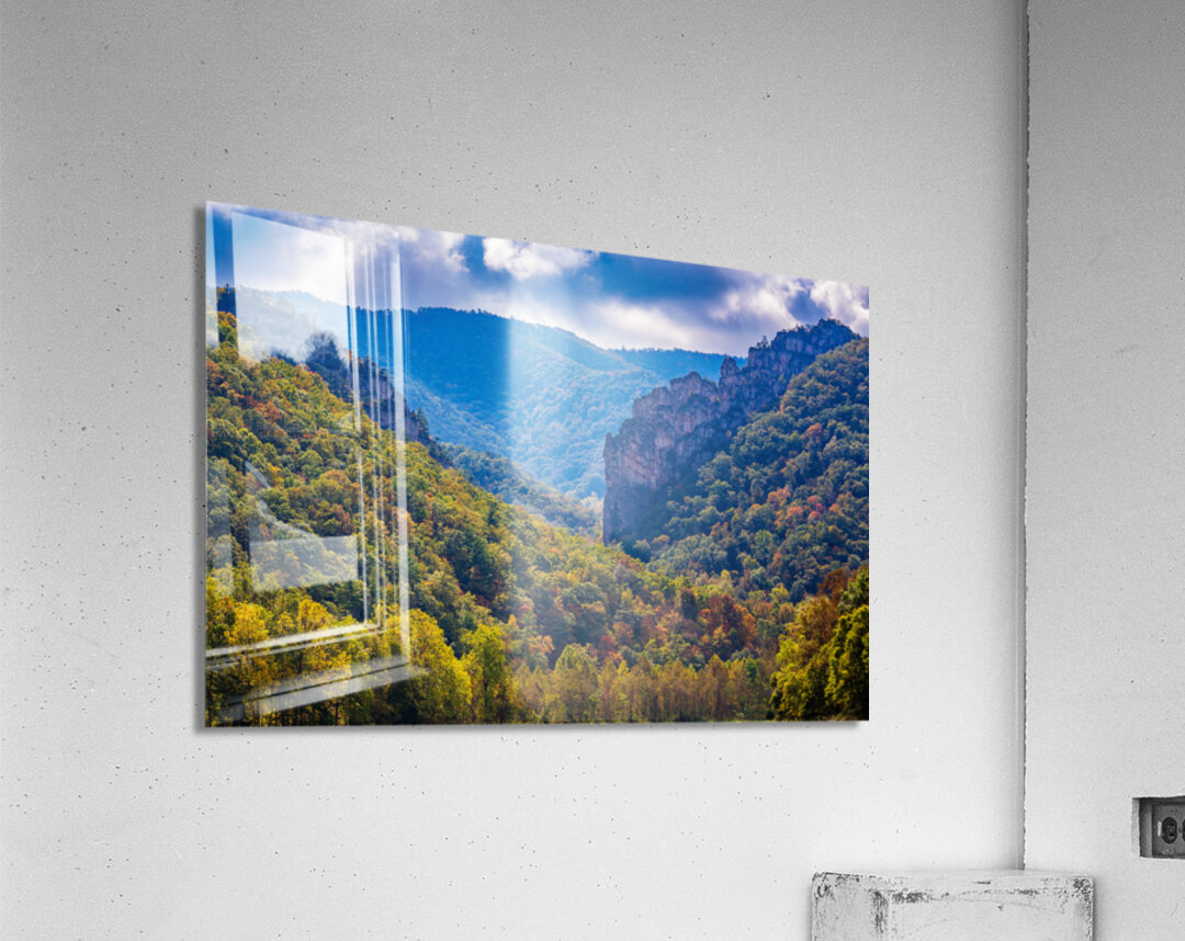 Seneca Rocks in West Virginia Acrylic Print