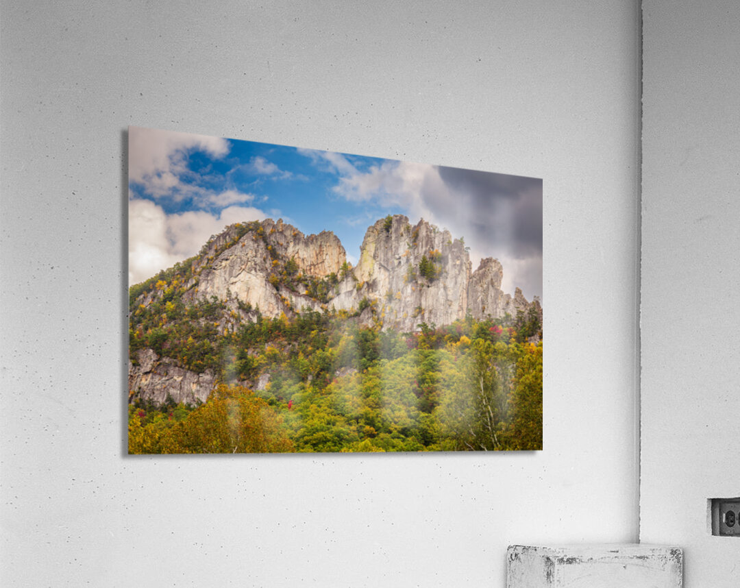 Seneca Rocks in West Virginia Acrylic Print