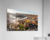 Aerial panorama of the Woodburn Circle at the university   Impression acrylique
