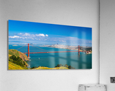 The Golden Gate Bridge and San Francisco  Impression acrylique