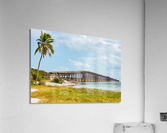 Florida Keys rail bridge and heritage trail  Impression acrylique