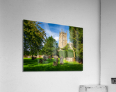 Church and graveyard in Chipping Campden  Acrylic Print