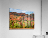 Multi-colored hillside in Vermont during the fall  Impression acrylique