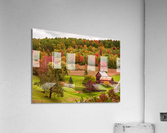 Iconic Sleepy Hollow Farm in Pomfret Vermont  Impression acrylique