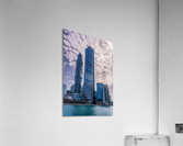 Modern apartments of Dubai Business Bay along the Canal  Impression acrylique