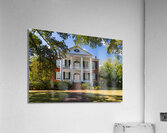 Facade of antebellum home in Natchez in Mississippi  Acrylic Print