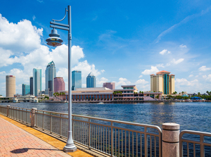 City skyline of Tampa Florida during the day