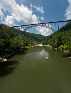 Rafters at the New River Gorge Bridge