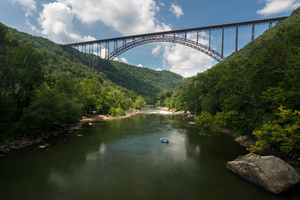 Rafters at the New River Gorge Bridge