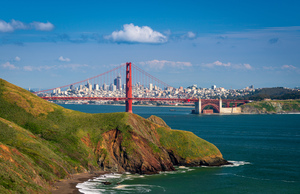 Marin Headlands and Golden Gate Bridge