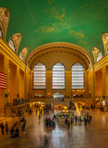 Interior of Grand Central Station in midtown Manhattan