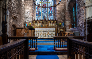 Church of Cockington Village near Torquay 