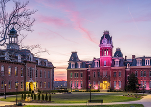 Woodburn Hall at West Virginia University in Morgantown WV