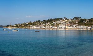 Seaside town of St Mawes in Cornwall