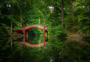 Crim Dell bridge at William and Mary college