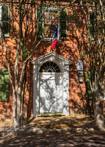 Oldest brick house in Natchez in Mississippi used as Capitol bui