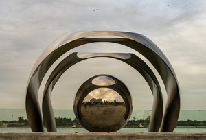 Sing the River sculpture by Mississippi in Baton Rouge LA