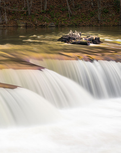 Valley Falls State Park Waterfall in West Virginia