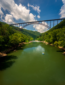 Rafters at the New River Gorge Bridge