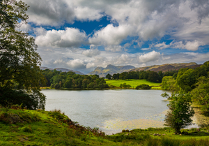 Loughrigg Tarn in Lake District