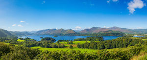 Derwent Water from Castlehead viewpoint
