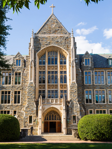White Gravenor hall Georgetown University DC