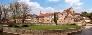 Panorama of Schwabisch Hall Germany