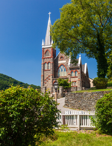 Stone church of Harpers Ferry