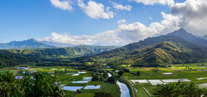 Hanalei valley from Princeville Kauai
