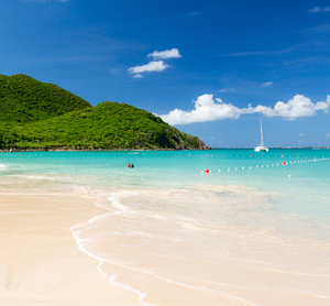 Glorious beach at Anse Marcel on St Martin