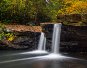 Waterfall on Deckers Creek near Morgantown WV