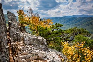 Seneca Rocks in West Virginia