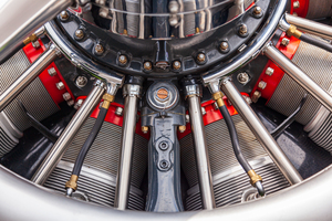 American AT-6 Texan engine