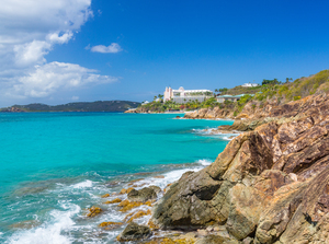 Beach scene St Thomas USVI