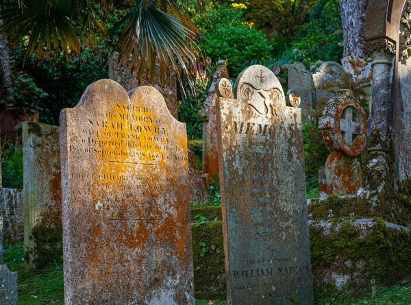 St Just in Roseland parish church in Cornwall UK by Steve Heap