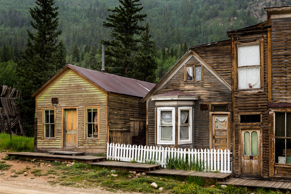 Main street in Ghost Town of St Elmo by Steve Heap