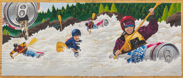 Pabst beer sign on Victoria Bar Salida by Steve Heap