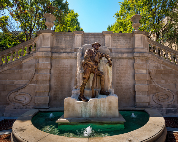 The Doughboy in Lynchburg Virginia by Steve Heap