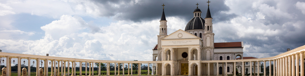 Basilica of Mongomo in Equatorial Guinea by Steve Heap