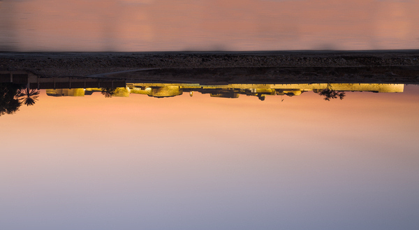 Old Bahrain Fort at Seef at sunset by Steve Heap
