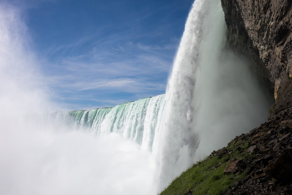 Side view of Canadian Horseshoe Falls at Niagara by Steve Heap